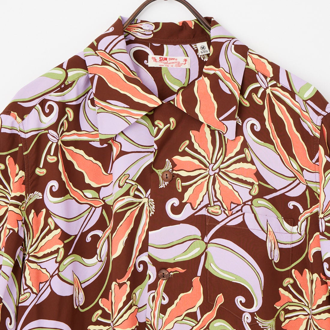SUN SURF [サンサーフ] レーヨンハワイアンシャツ [SS39619] 138 BROWN