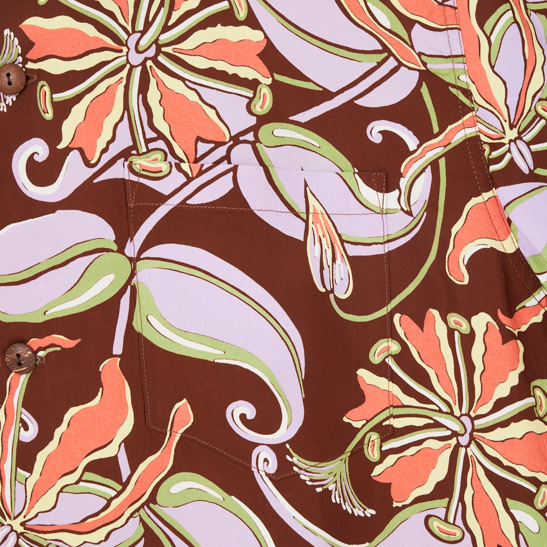 SUN SURF [サンサーフ] レーヨンハワイアンシャツ [SS39619] 138 BROWN
