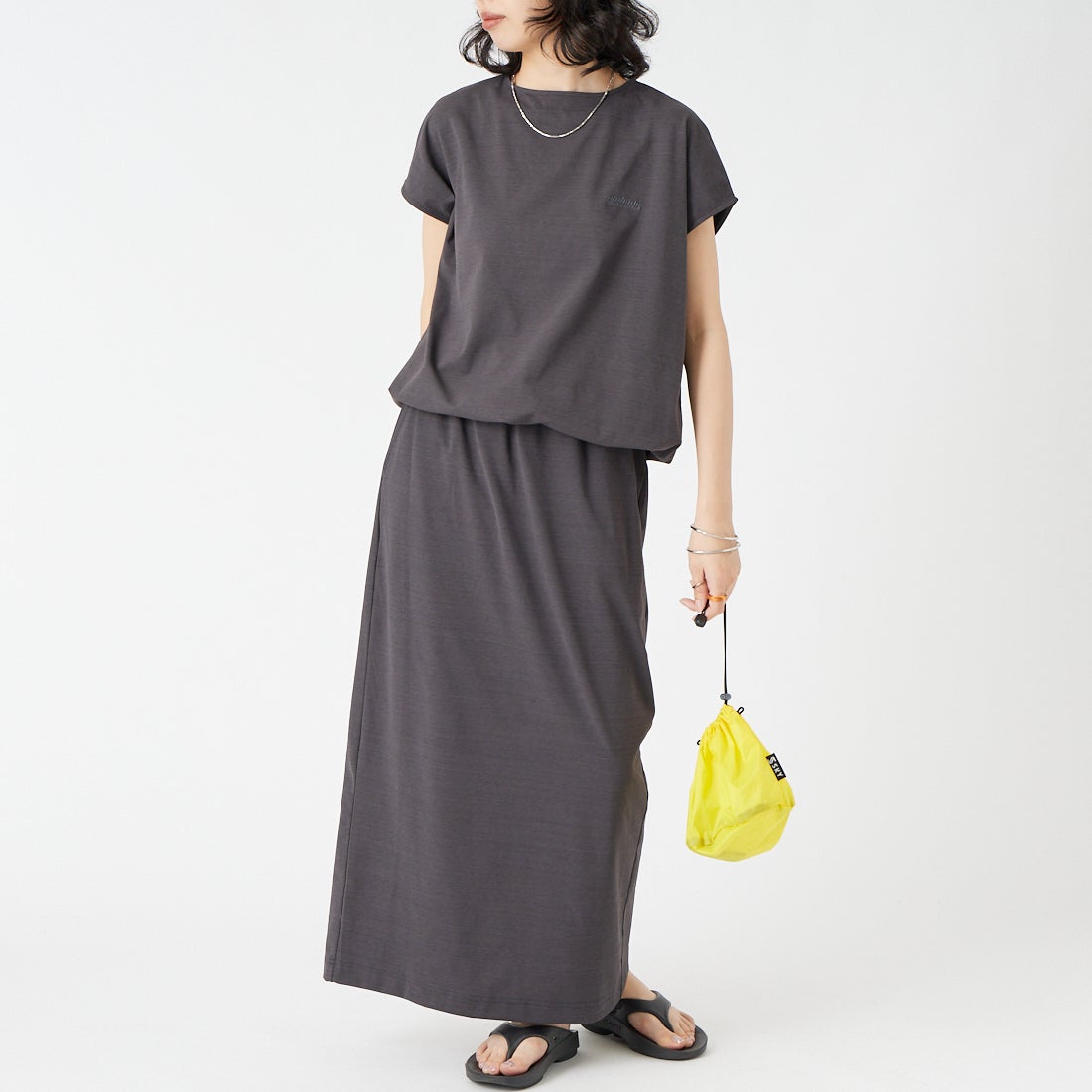 19 INK BLK&&モデル身長：162cm 着用サイズ：F&&