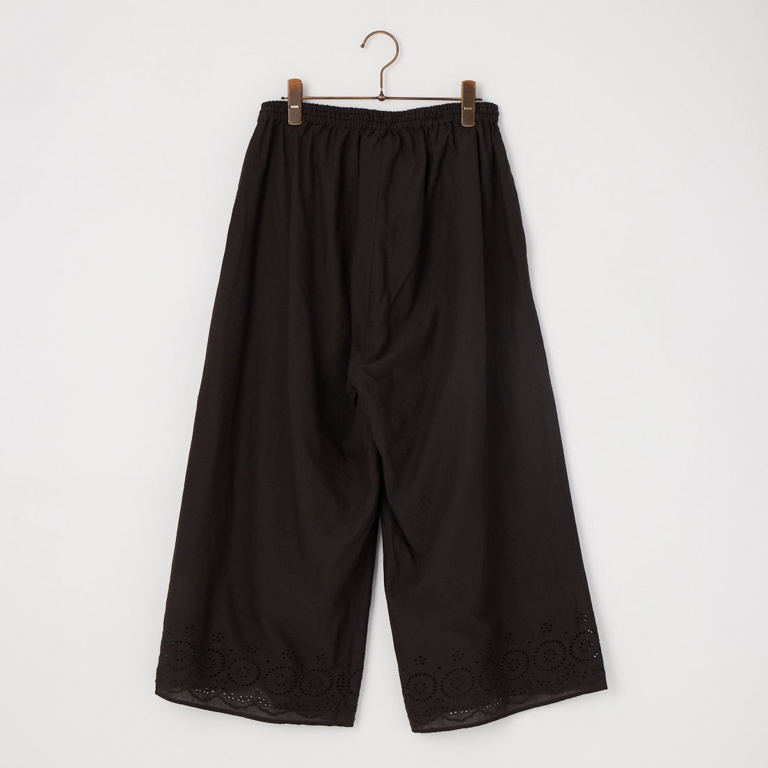 soil [ソイル] 80s コットンボイル カットワークレースイージーパンツ [INSL26345] 9900 BLACK
