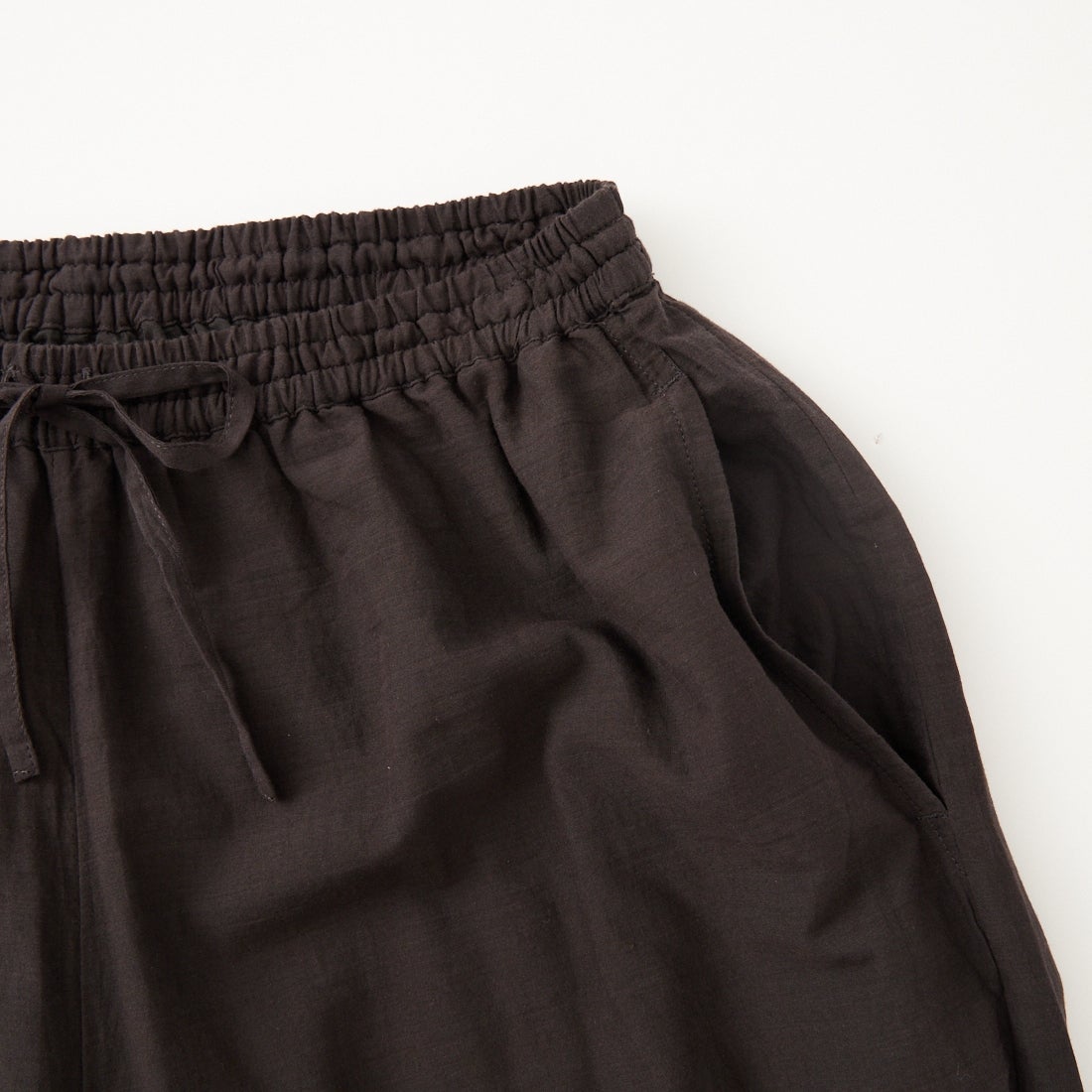 soil [ソイル] 80s コットンボイル カットワークレースイージーパンツ [INSL26345] 9900 BLACK