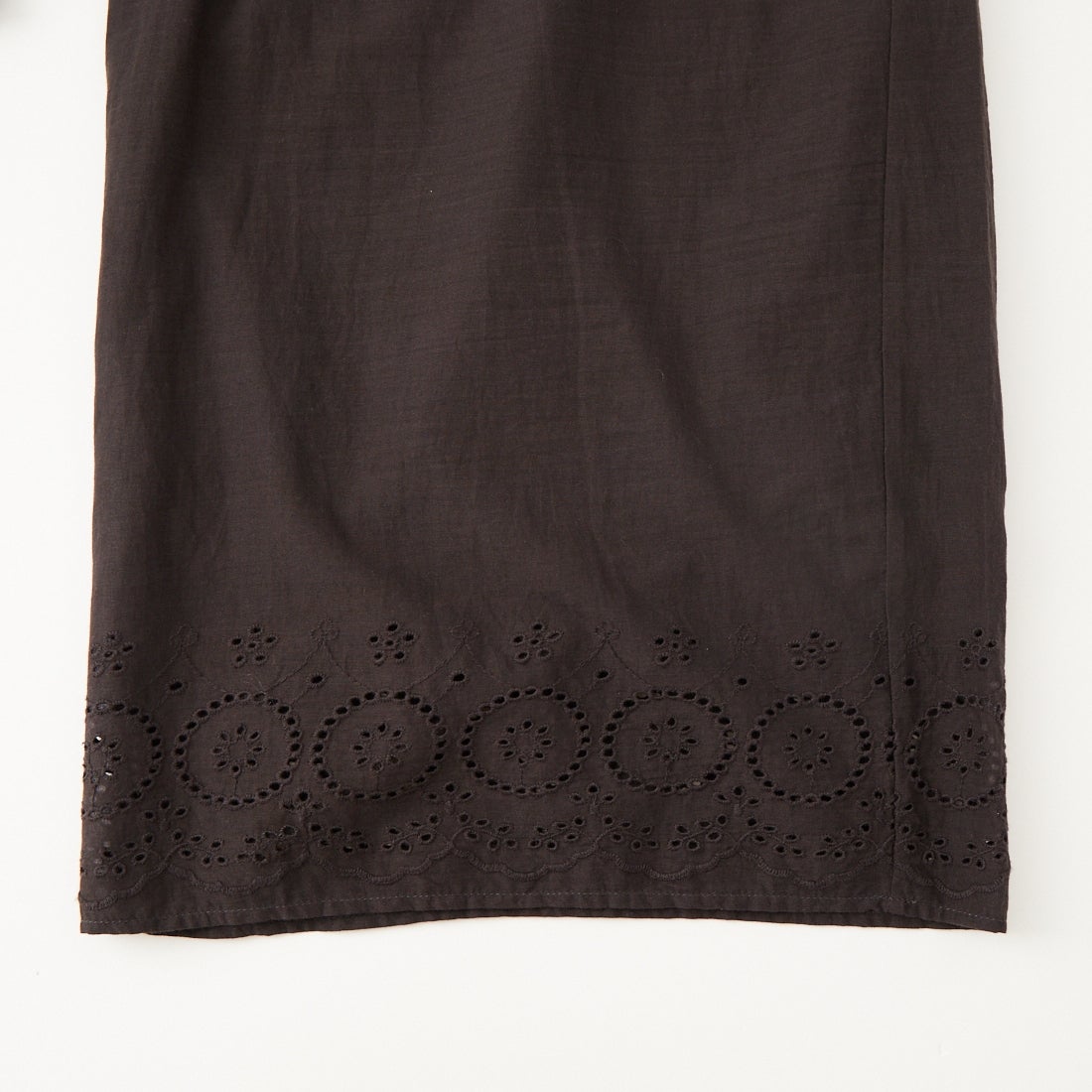 soil [ソイル] 80s コットンボイル カットワークレースイージーパンツ [INSL26345] 9900 BLACK
