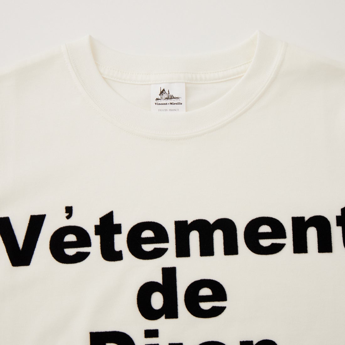 Vincent et Mireille [ヴァンソン エ ミレイユ] ショートスリーブプリントTシャツ [VM261CT00021] 01 WHITE
