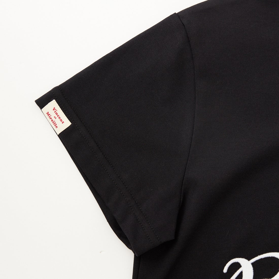 Vincent et Mireille [ヴァンソン エ ミレイユ] ショートスリーブプリントTシャツ [VM261CT00051] 09 BLACK