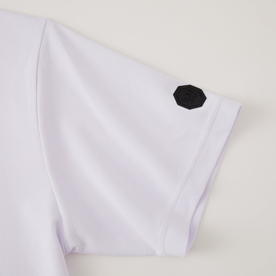 SY32 GOLF [エスワイサーティトゥ ゴルフ] ウェーブジャガードモックネックTシャツ [SYG-26S1-17] WHITE