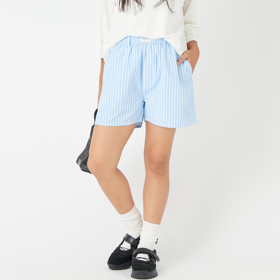 LT BLUE&&モデル身長：162cm 着用サイズ：ONE SIZE&&