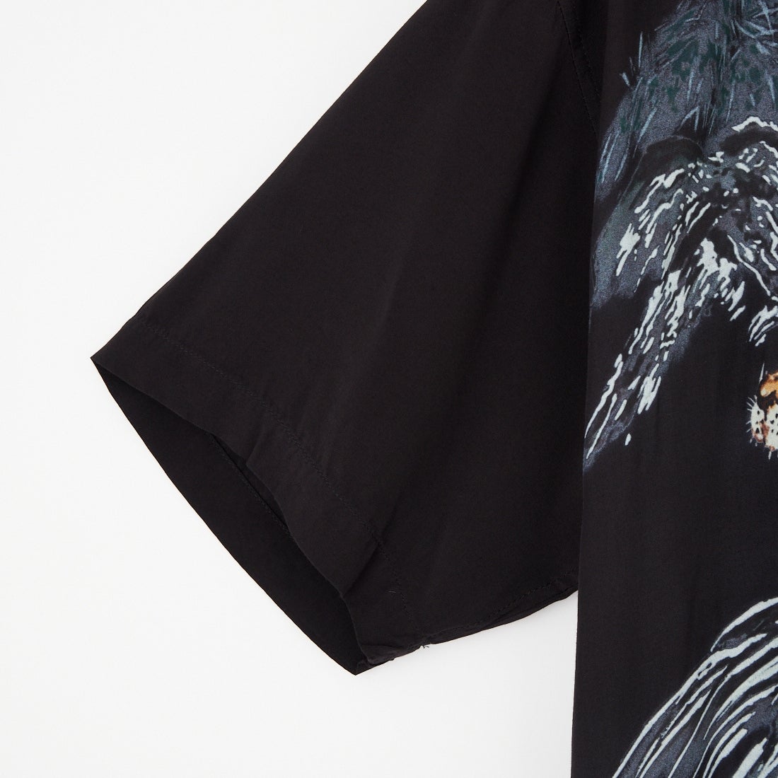 Schott [ショット] タイガーレーヨンシャツ [7826123006] 010 BLACK