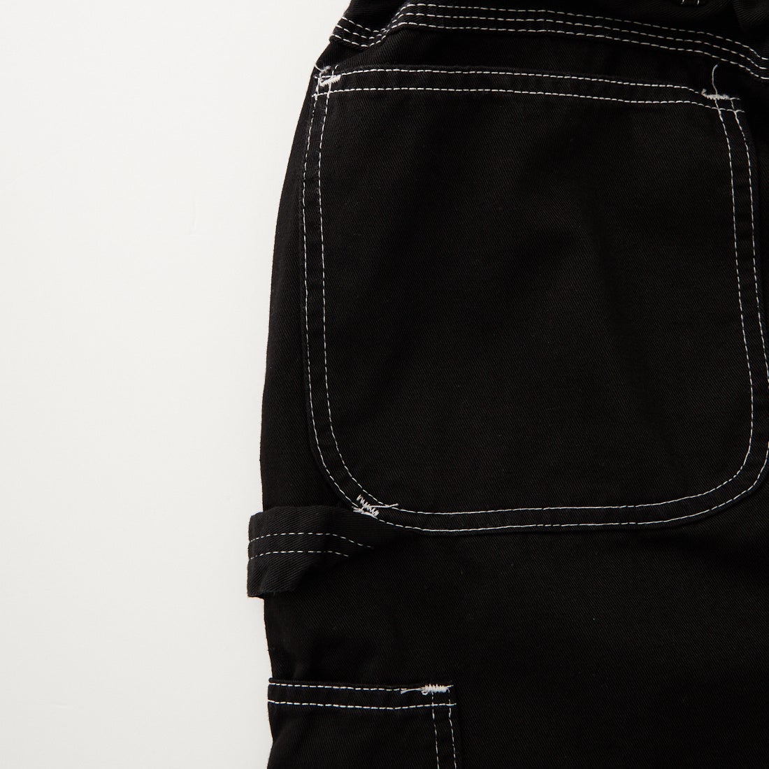 ODDMENT [オッドメント] ビッグペインターショーツ [BIG-PAINTER-SHORTS] DYED BLACK