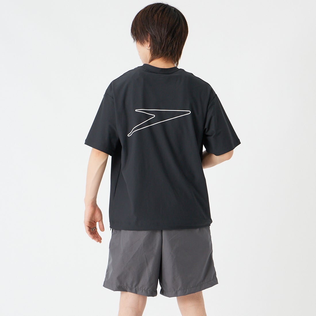 K ﾌﾞﾗｯｸ&&モデル身長：177cm 着用サイズ：M&&