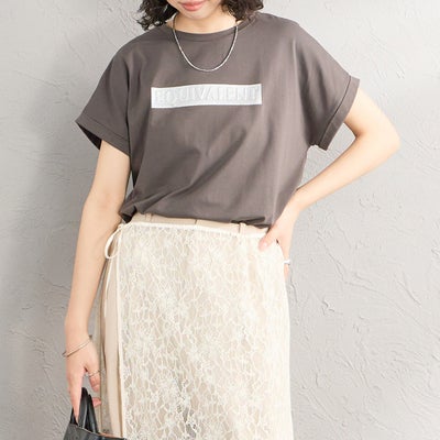 08 CHARCOA&&モデル身長：162cm 着用サイズ：F&&