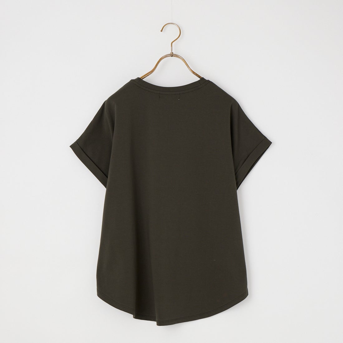 Maison de L'allure [メゾン ドゥ ラリュール] エンボスラメロゴプリントTシャツ [M26322011] 08 CHARCOA