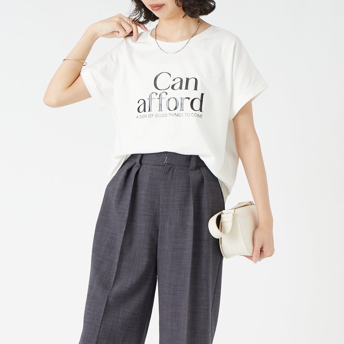 02 OFF&&モデル身長：162cm 着用サイズ：F&&