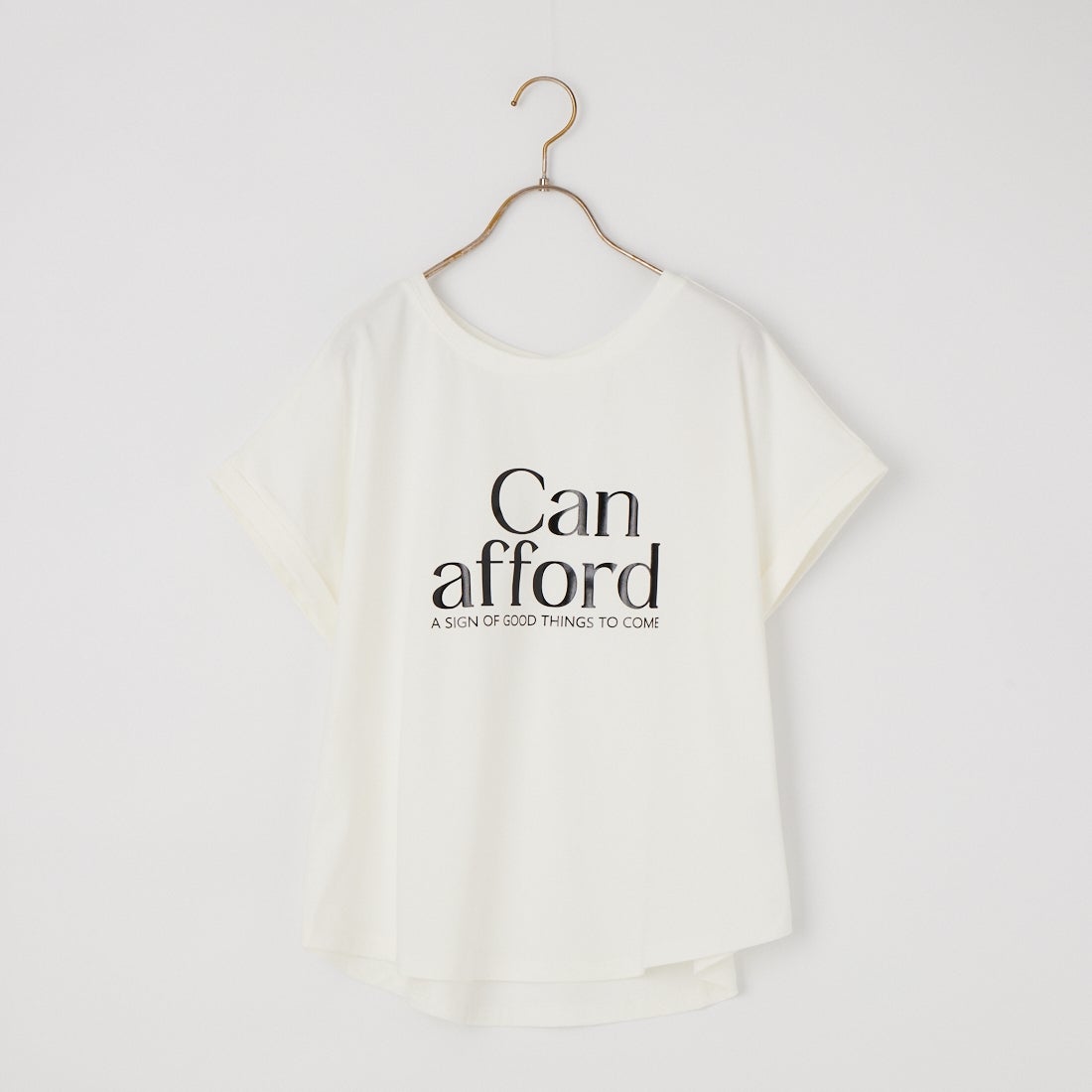 Maison de L'allure [メゾン ドゥ ラリュール] 光沢ラバーロゴプリントTシャツ [M26322010] 02 OFF