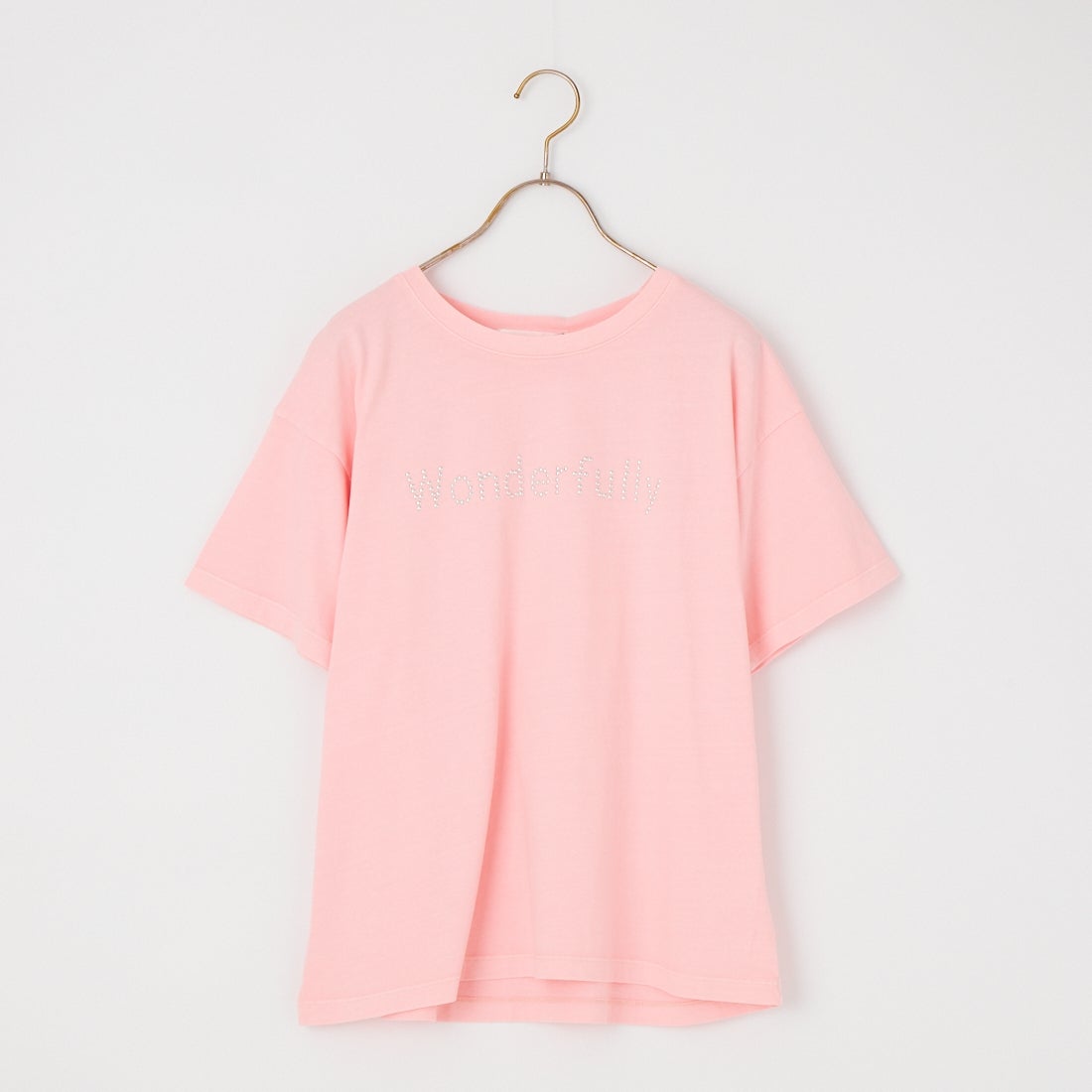 Maison de L'allure [メゾン ドゥ ラリュール] ピグメントホットフィットロゴTシャツ [M26322012] 41 PINK