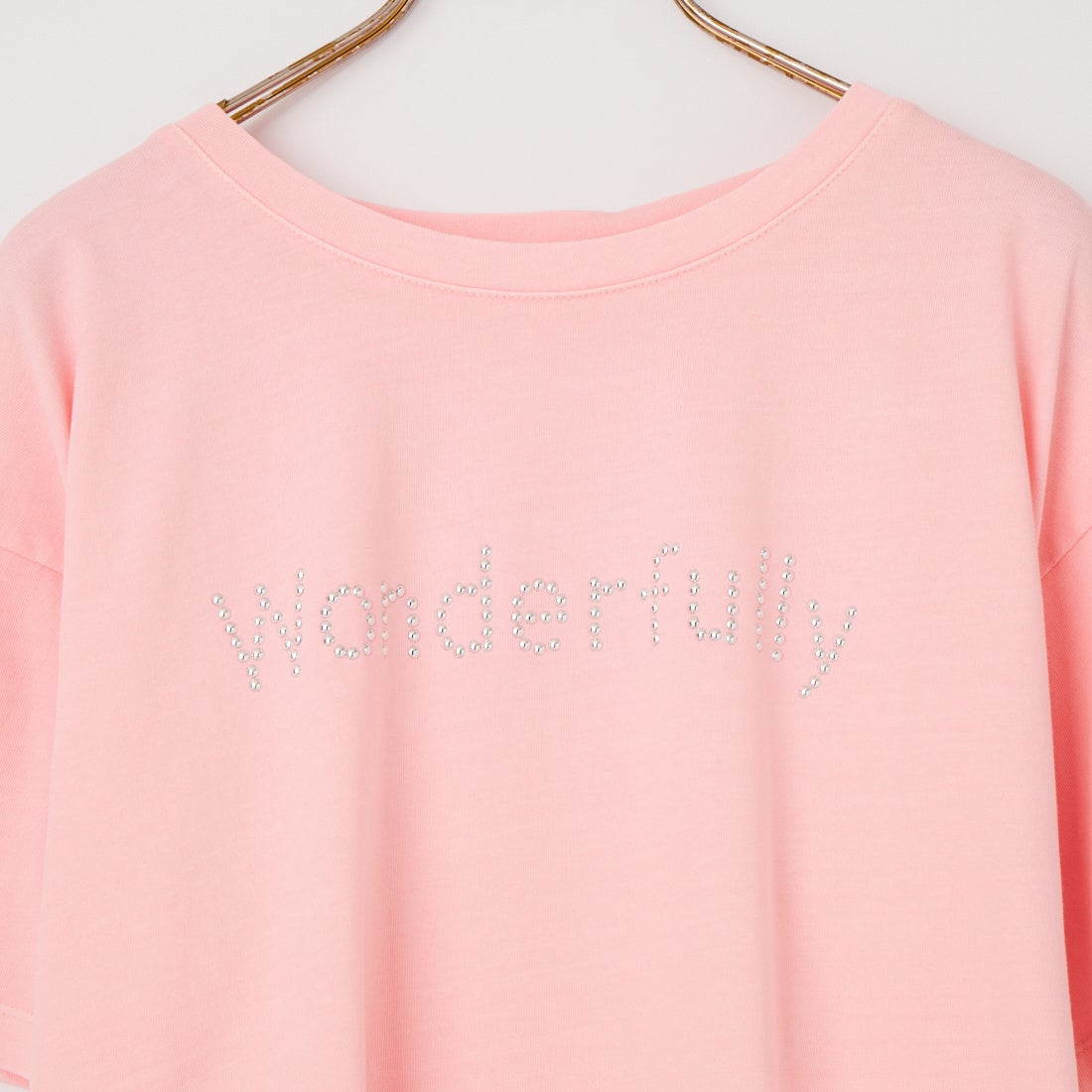 Maison de L'allure [メゾン ドゥ ラリュール] ピグメントホットフィットロゴTシャツ [M26322012] 41 PINK