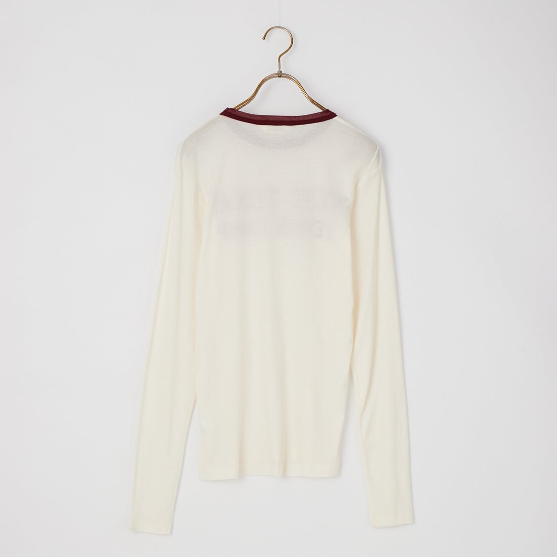 Oblada [オブラダ] テキサスシアーロングTシャツ [S2610CU14] WHITE/BRD