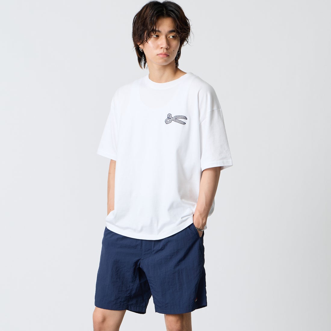 WHITE&&モデル身長：177cm 着用サイズ：M&&