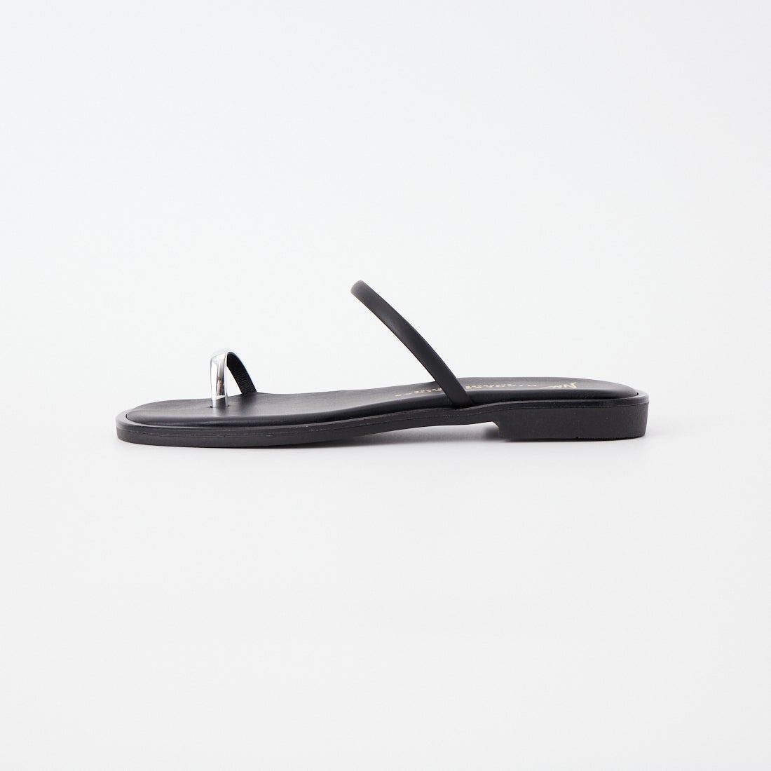 NICOLAS LAINAS [ニコラス ライナス] トングフラットサンダル [C13LT] SILVER/BLK