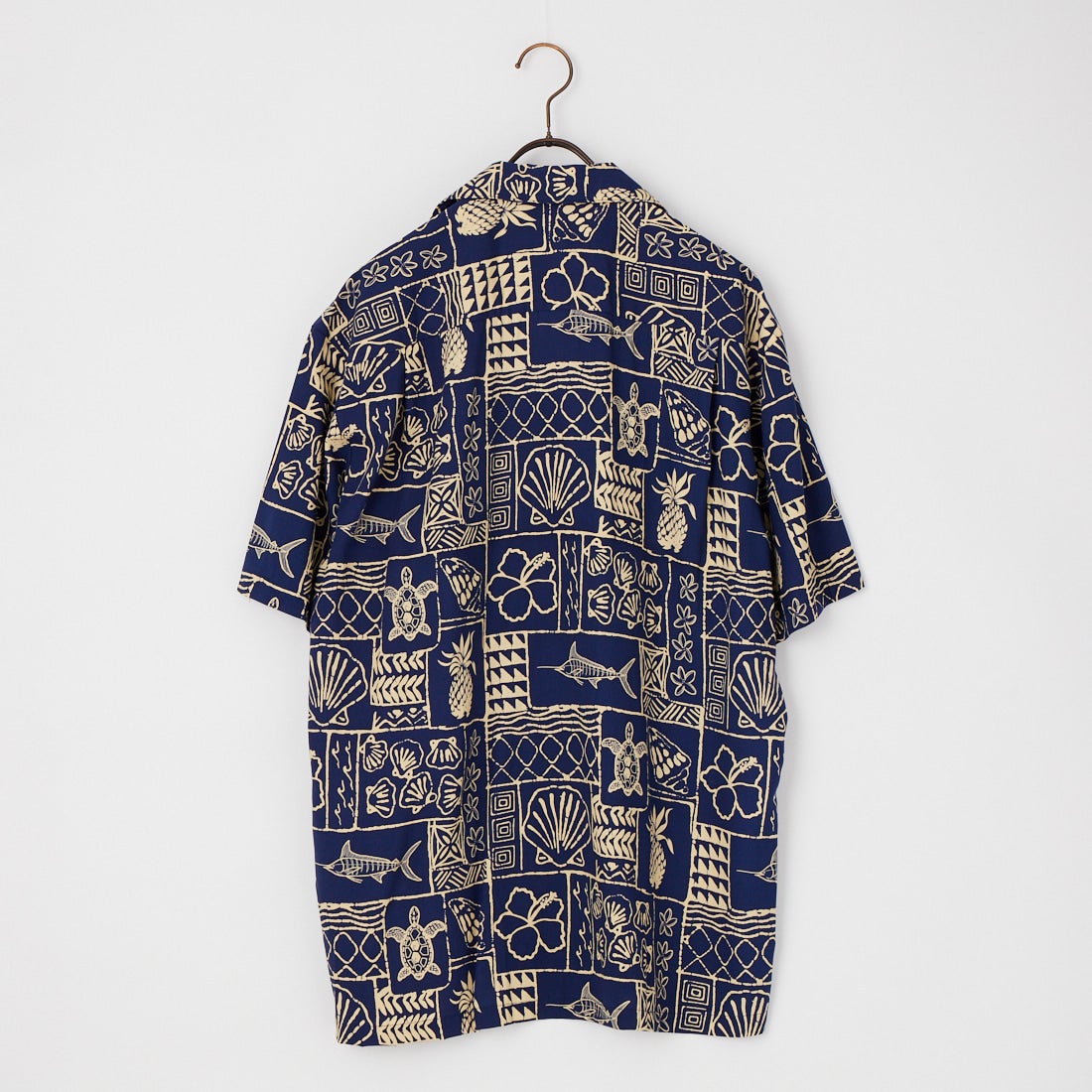 TWO PALMS [トゥーパームス] ショートスリーブハワイアンシャツ [501R-4-6S] 79 NAVY