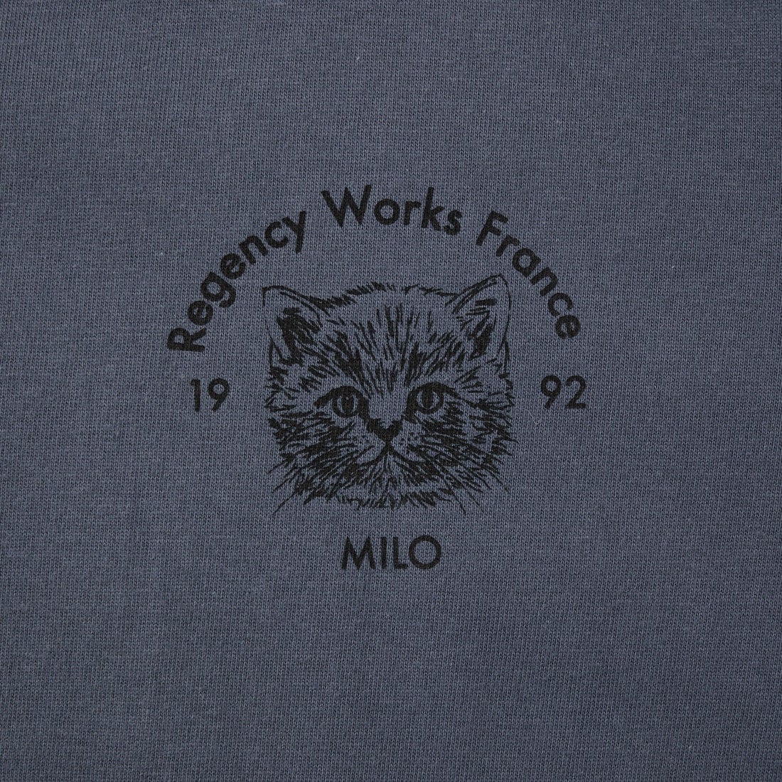 REGENCY WORKS [リージェンシーワークス] BAKERY クルーネックTシャツ [500101M-1] H.NY/BK PT
