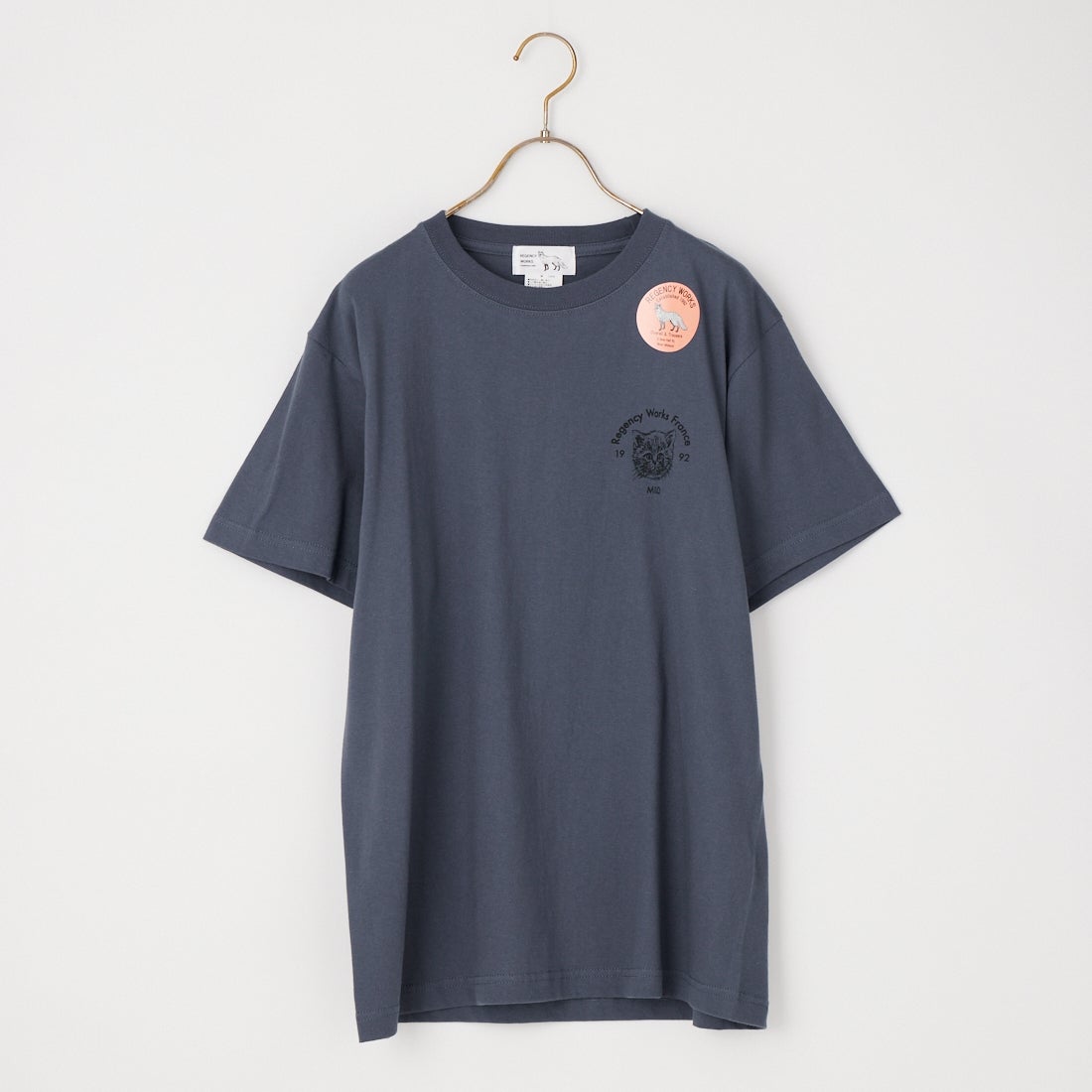 REGENCY WORKS [リージェンシーワークス] BAKERY クルーネックTシャツ [500101M-1] H.NY/BK PT