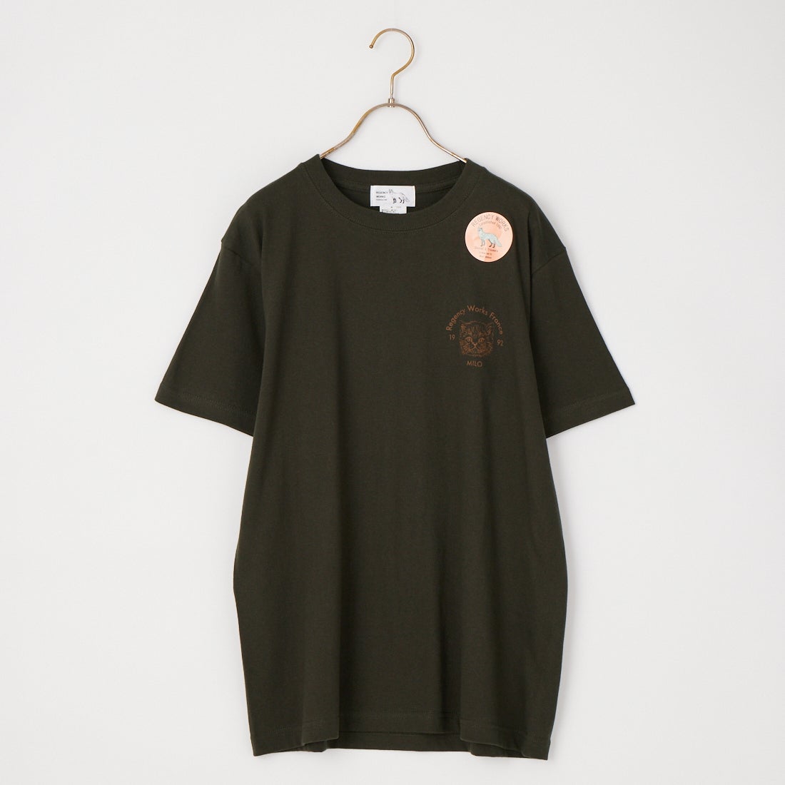 REGENCY WORKS [リージェンシーワークス] GALETTE クルーネックTシャツ [500101M-2] SUMI/BR PT