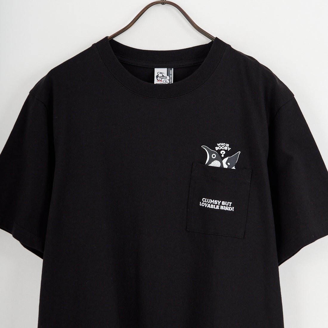 CHUMS [チャムス] アイムアブービーバードポケットTシャツ [CH01-2750] K001 BLACK