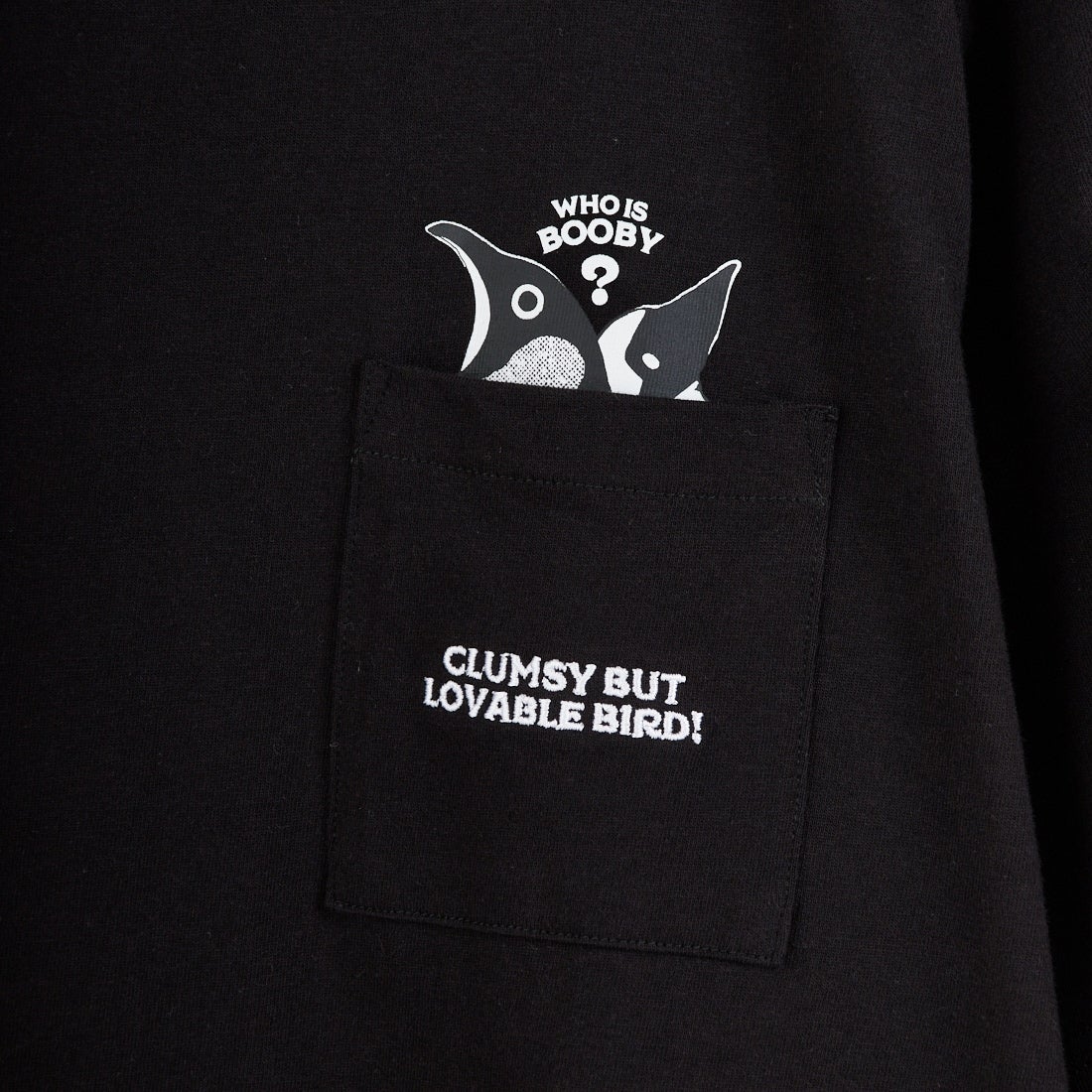 CHUMS [チャムス] アイムアブービーバードポケットTシャツ [CH01-2750] K001 BLACK