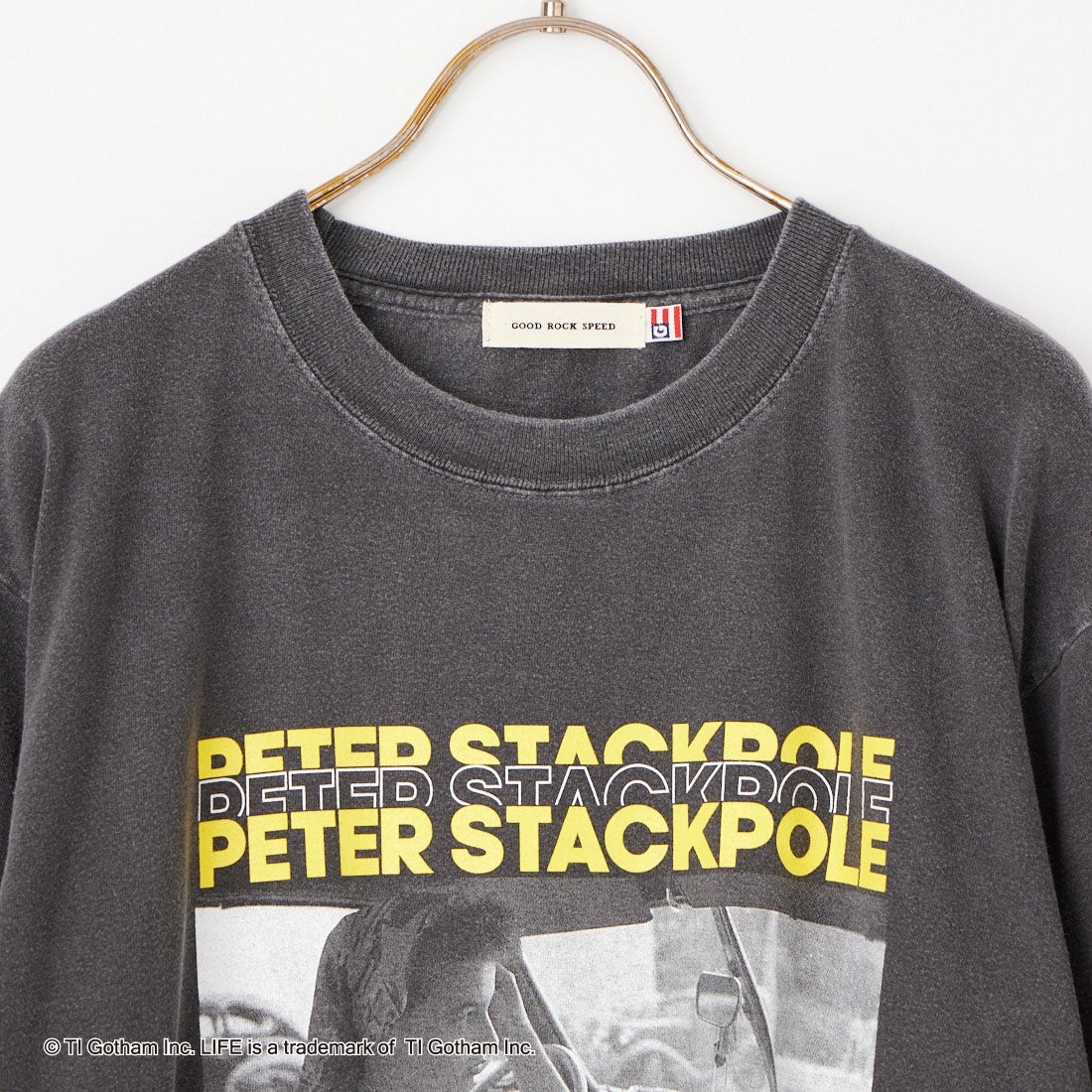 GOOD ROCK SPEED [グッドロックスピード] LIFE フォトプリントTシャツ [26LFE010W] CHARCOAL