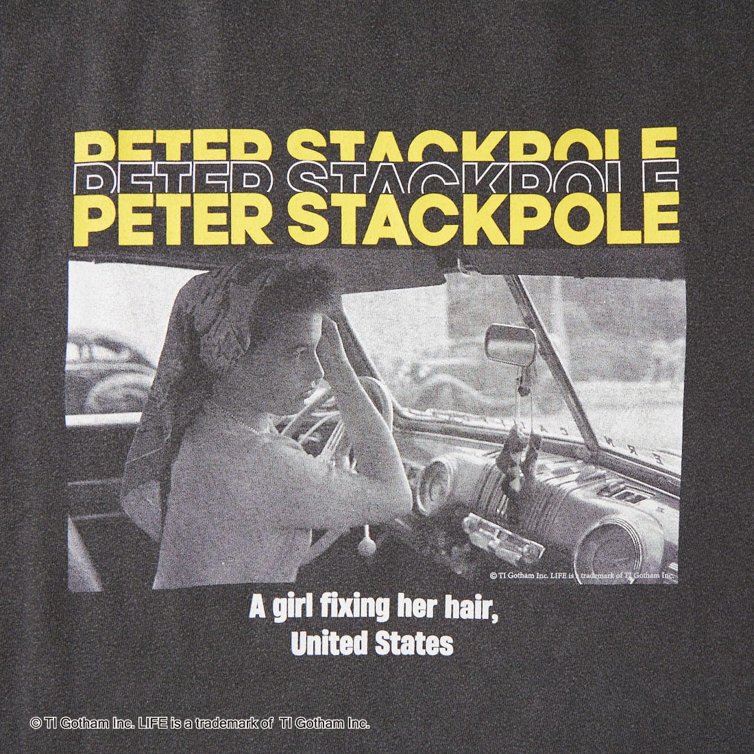 GOOD ROCK SPEED [グッドロックスピード] LIFE フォトプリントTシャツ [26LFE010W] CHARCOAL
