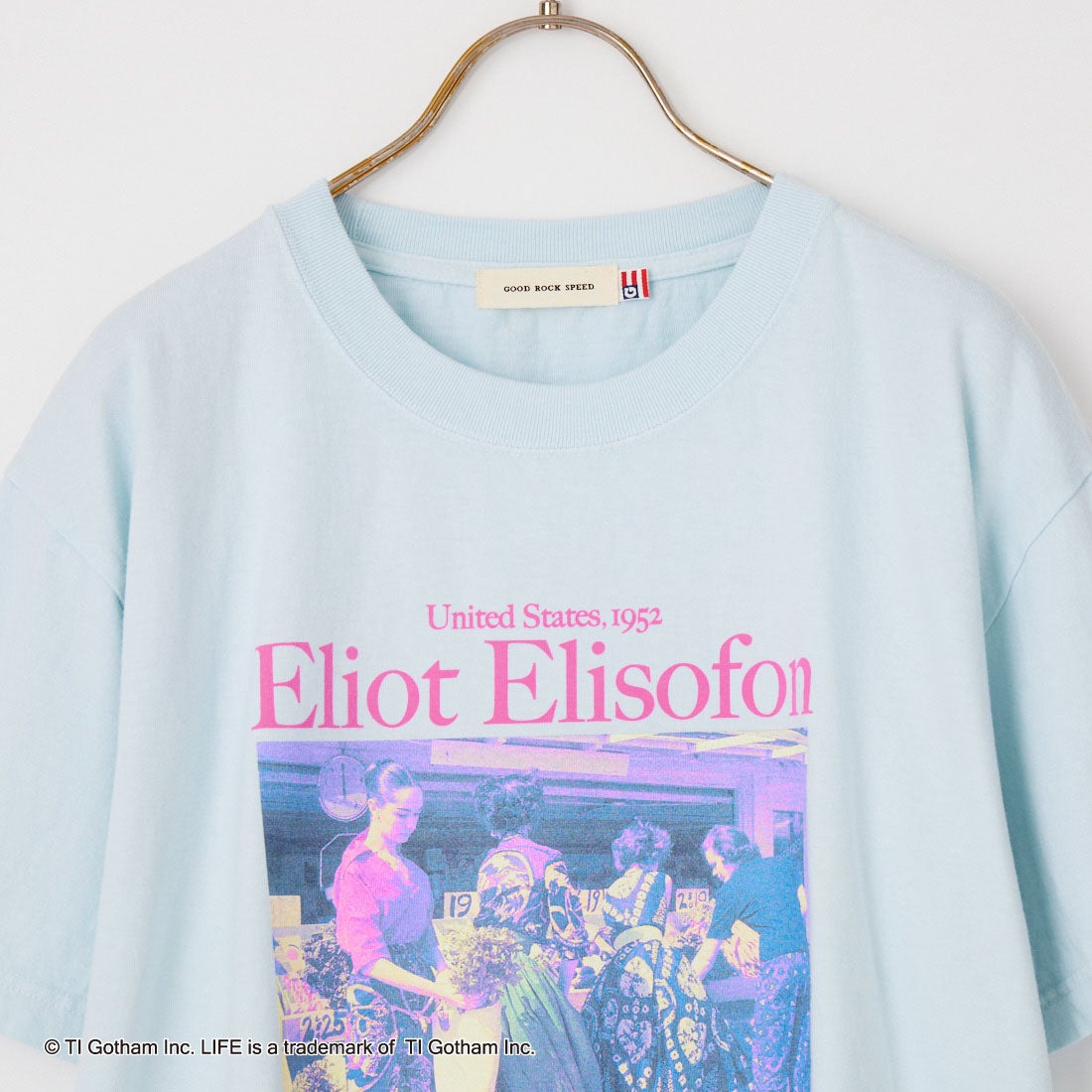 GOOD ROCK SPEED [グッドロックスピード] LIFE PC フォトプリントTシャツ [26LFE012W] LT.BLUE