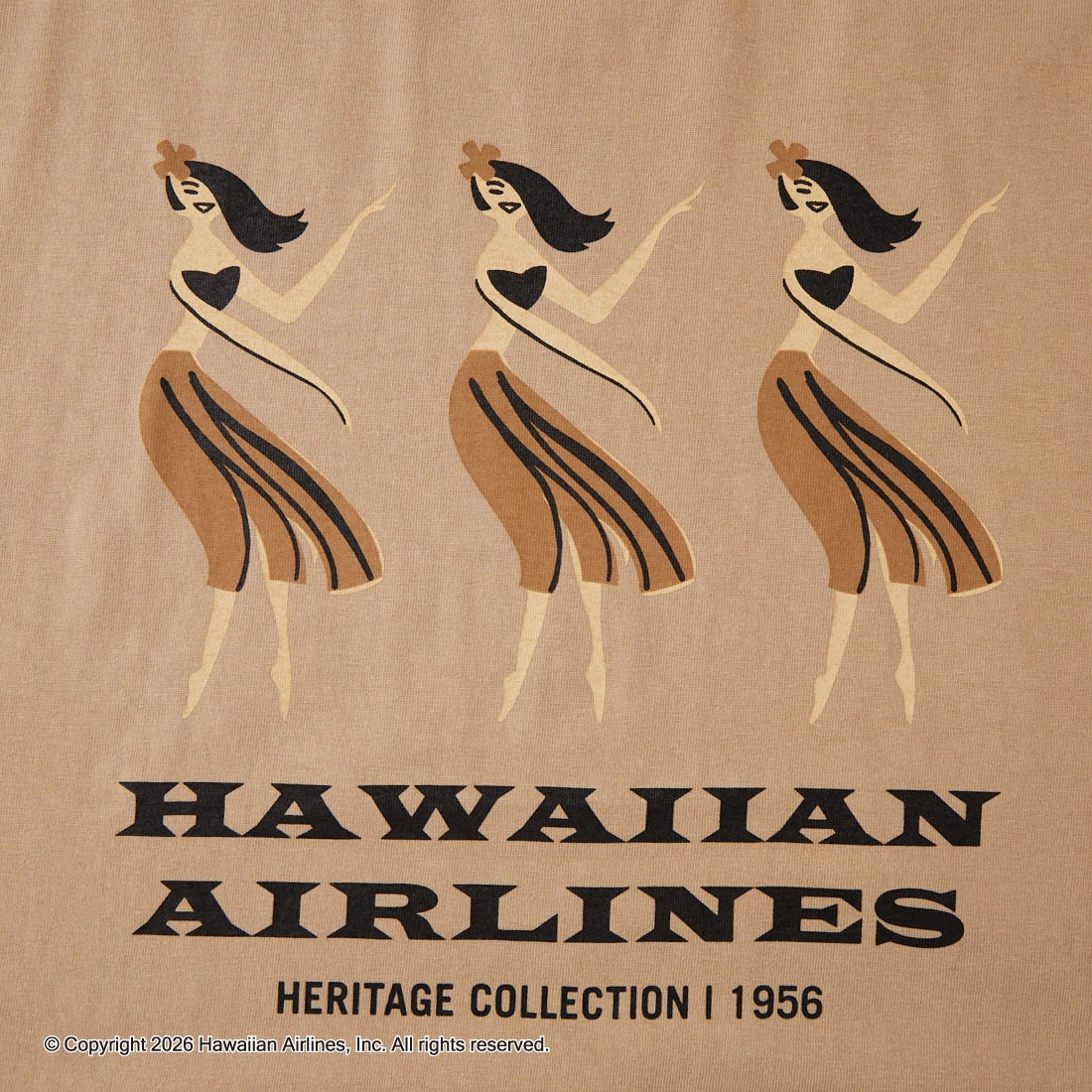 GOOD ROCK SPEED [グッドロックスピード] HERITAGE COLLECTION 1956 プリントTシャツ [26HWA004W] LT.BEIGE