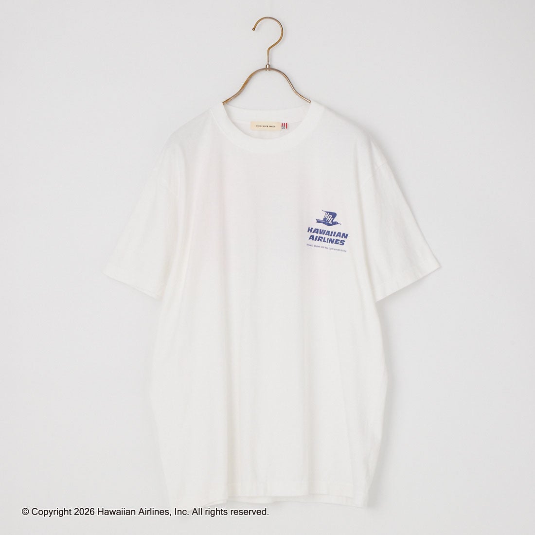 GOOD ROCK SPEED [グッドロックスピード] Fly プリントTシャツ [26HWA005W] WHITE
