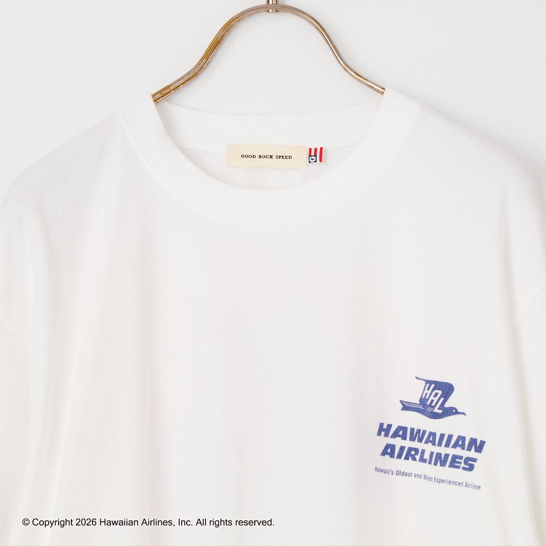GOOD ROCK SPEED [グッドロックスピード] Fly プリントTシャツ [26HWA005W] WHITE