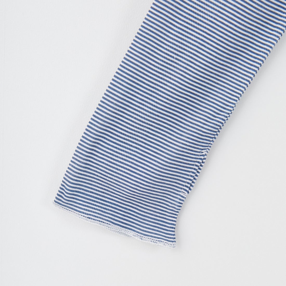 Robert P.Miller [ロバートピーミラー] 別注 パネルリブ シアータートルネックTシャツ [RM264-2116IN-JF] NAVY BD