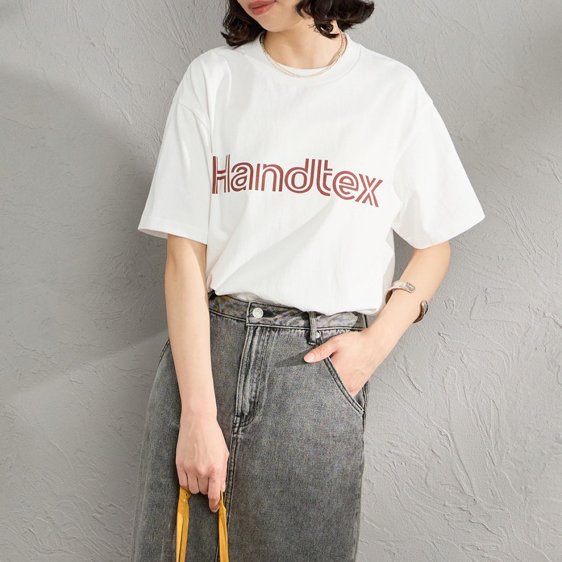 O.WHT1 HAN&&モデル身長：162cm 着用サイズ：F&&