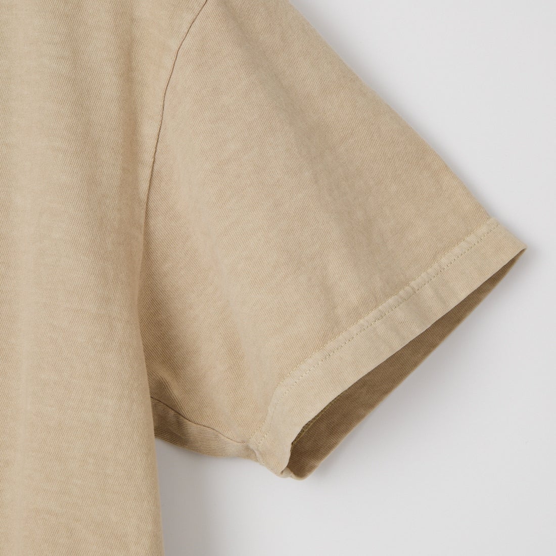 GOOD ROCK SPEED [グッドロックスピード] 別注 / MICKEY MOUSE / フロッキープリントTシャツ [INTN-076-JF] BEIGE