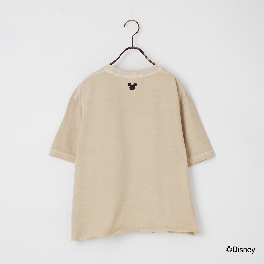 GOOD ROCK SPEED [グッドロックスピード] 別注 / MICKEY MOUSE / クロップド丈プリントTシャツ [INTN-077-JF] BEIGE