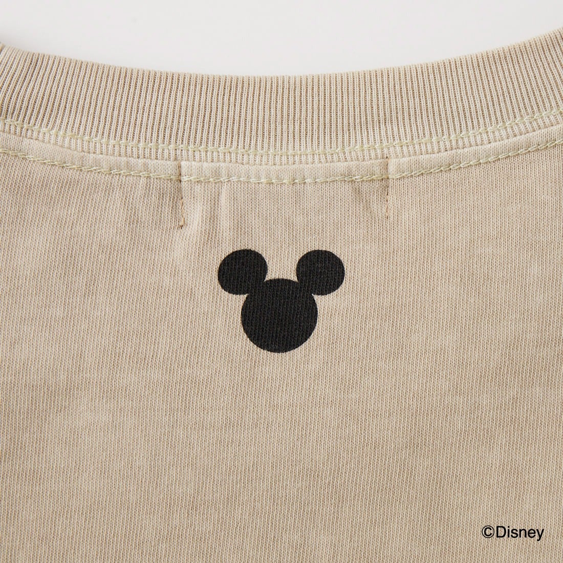 GOOD ROCK SPEED [グッドロックスピード] 別注 / MICKEY MOUSE / クロップド丈プリントTシャツ [INTN-077-JF] BEIGE