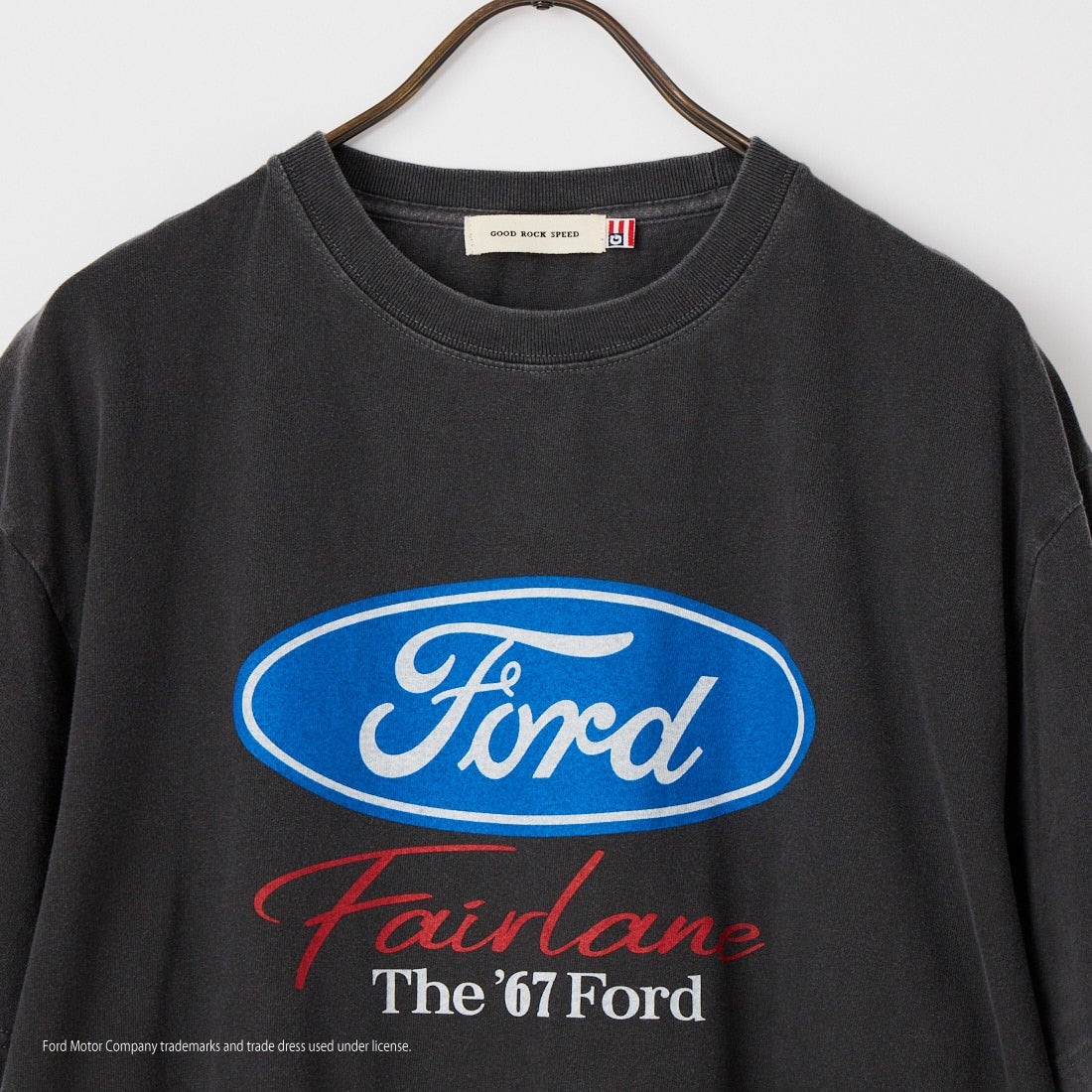 GOOD ROCK SPEED [グッドロックスピード] 別注 FORD ロゴプリントTシャツ [INTN-080-JF] CHARCOAL