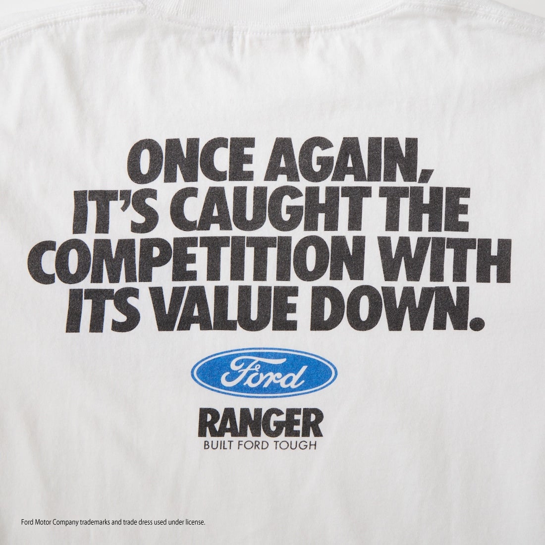 GOOD ROCK SPEED [グッドロックスピード] 別注 FORD ロゴバックプリントTシャツ [INTN-079-JF] WHITE