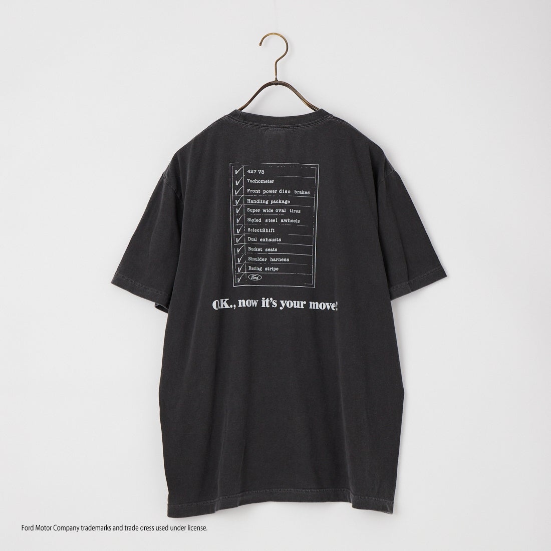 GOOD ROCK SPEED [グッドロックスピード] 別注 FORD ロゴプリントTシャツ [INTN-080-JF] CHARCOAL
