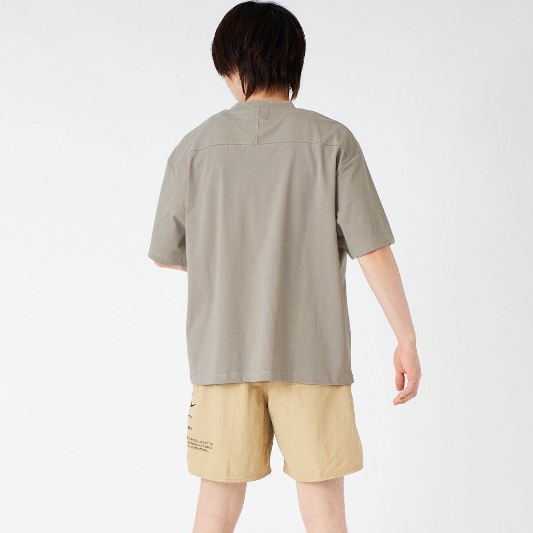SLICK [スリック] ヘビーウェイト SORONAジャージーポケットTシャツ [5230276] 520 GRAY B &&モデル身長：177cm 着用サイズ：1&&