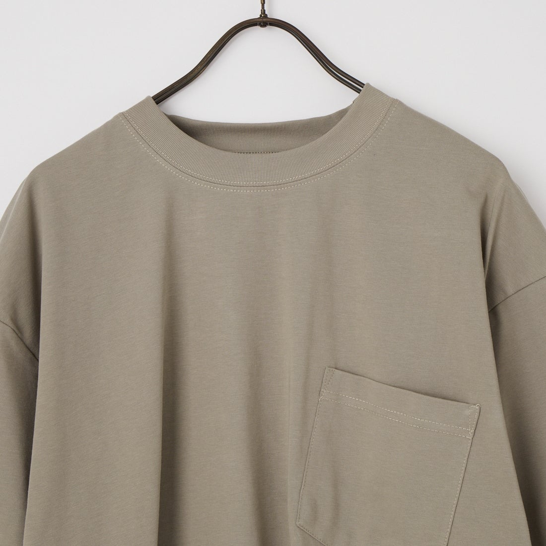 SLICK [スリック] ヘビーウェイト SORONAジャージーポケットTシャツ [5230276] 520 GRAY B