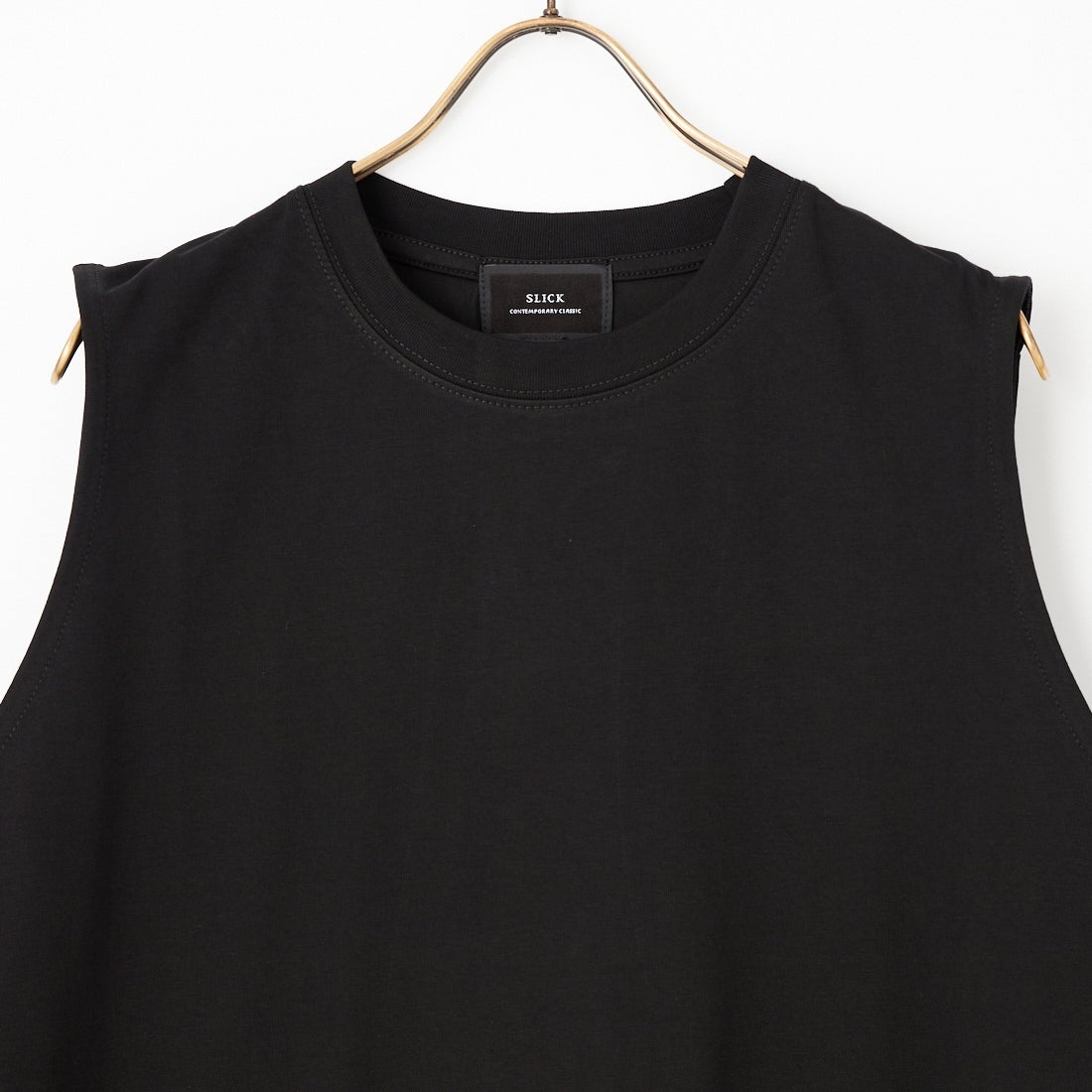 SLICK [スリック] ヘビーウェイト SORONAジャージーノースリーブTシャツ [5230275] 700 BLACK