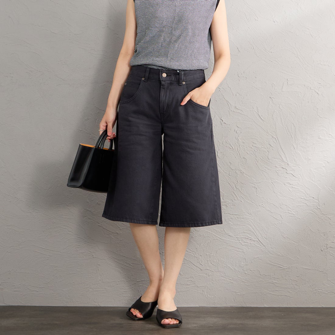 LEVI'S [リーバイス] スーパーバギージョーツ [005DT-00] 04 CHIPPED &&モデル身長：160cm 着用サイズ：25&&