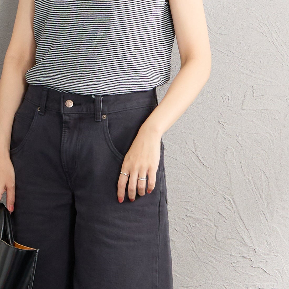 LEVI'S [リーバイス] スーパーバギージョーツ [005DT-00] 04 CHIPPED &&モデル身長：160cm 着用サイズ：25&&