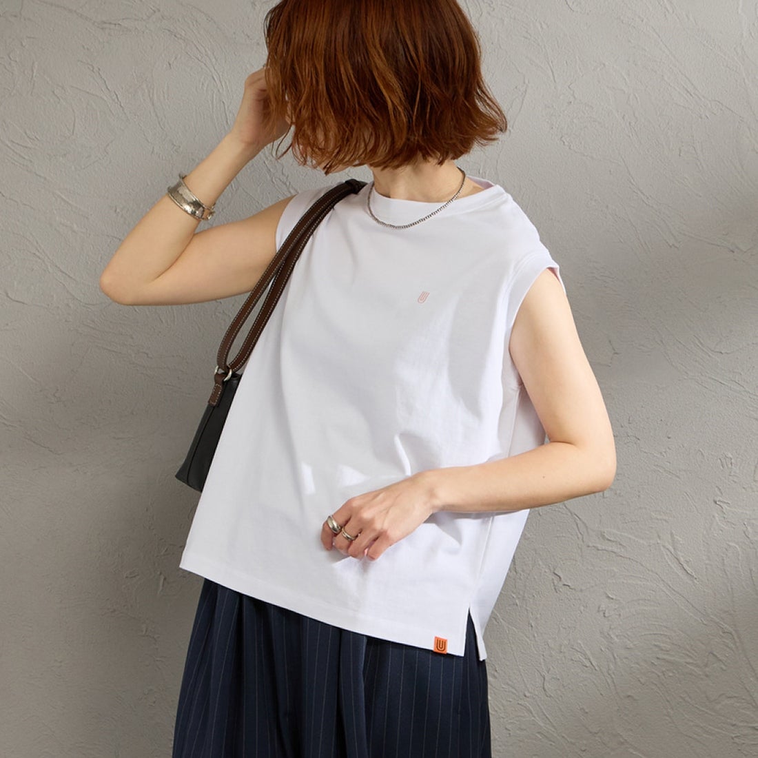 WHITE&&モデル身長：158cm 着用サイズ：F&&