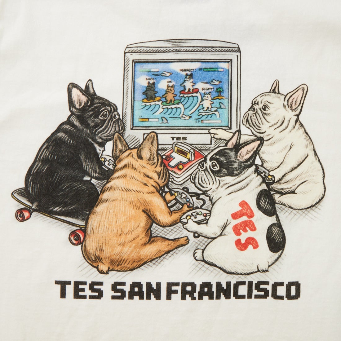The Endless Summer [エンドレスサマー] SURF GAME ショートスリーブTシャツ [FH-26574351] 07 WHITE