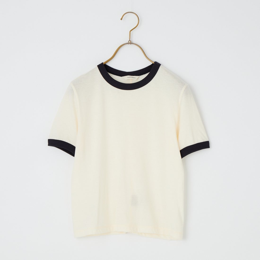 TODAYFUL [トゥデイフル] コンパクトリンガーTシャツ [12610610] ECRU